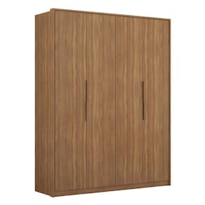 Guarda Roupa Casal 4 Portas E 3 Gavetas Attore Amêndola Touch