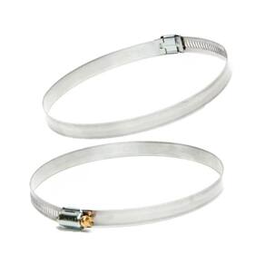 Abraçadeira De Ferro 2 Uni Rosca Sem Fim 140-159 14mm Largura