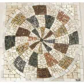 Rosone Mosaico Contemporâneo Colore Mossi I Tamanho 130cm