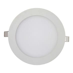 Kit 3 Painéis Led Embutir 12w Redonda Branca Morna 3000k