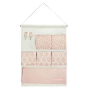 Organizador Porta Trecos P- Pendurar C- 6 Bolsos - Linha Loft Rosa