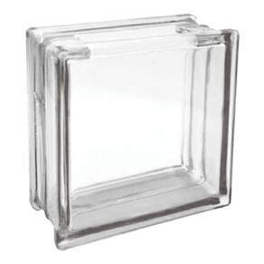 Bloco De Vidro C/ Furo Quadrado 19x19x8 Tradestar Incolor