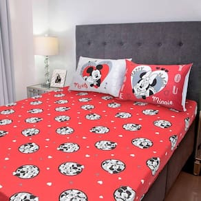 Jogo De Lençol Casal 3 Peças Portallar Disney