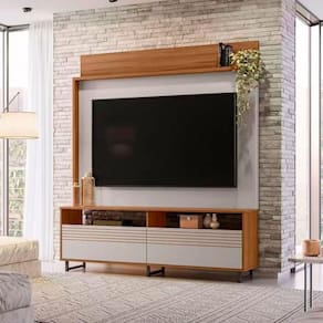 Home Nt1300 160cm Para Tv Até 65 Polegadas Notável Freijó Trend- Off White Tx