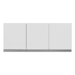 Armário Aéreo Multiuso P- Cozinha Andreia 120cm C-03 Portas Branco
