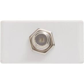 Módulo Para Tomada Tv Sat Coaxial Direta Branco - Tramontina