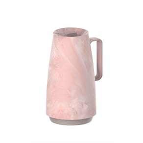 Bule Térmico Tramontina Exata Em Plástico Marmorizado Rosa 500 ml