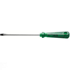 Chave De Fenda Ponta Chata Em Aço Cromo Vanádio 6x250 Mm (1-4x10") Tramontina Pro Tramontina