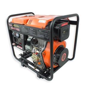 Gerador De Energia à Diesel Vge6000d Partida Elétrica Bifásico Bivolt 418cc 47a 6,00kw 6000w 10hp 6,0kw 12h De Autonomia 2 Tomadas