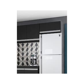 Armário Aéreo Preto De Parede Andreia 01 Porta - Ajl Móveis Branco