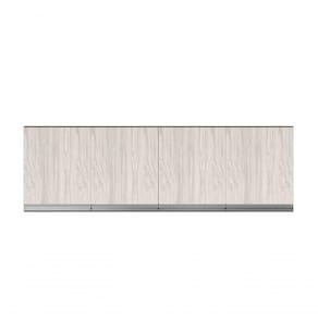 Armário Aéreo Suspenso P- Cozinha Andreia 150cm C- 4 Portas Cast-avelã - Ajl Móveis