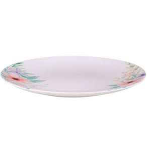 Kit Jogo De Prato Raso Jantar 4pçs 4 Pessoas Floratta 28cm