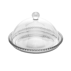 Queijeira Cristal Pearl Bolinha Wolff Transparente