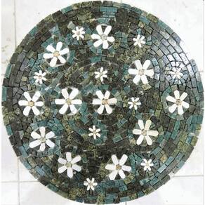 Mandala Mosaico Floral Vegetação Florida Tamanho 90cm
