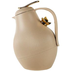 Garrafa Térmica De Mesa Daphne Nude Bege Café Leite Chá 1l