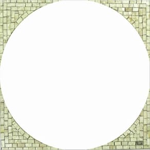 Travertino Moldura Acabamento Quadrado Tamanho 60cm