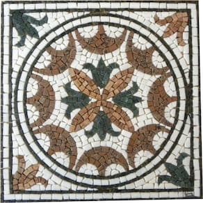 Mosaico Religioso Bizantino Paixão Bizantina Tamanho 120cm