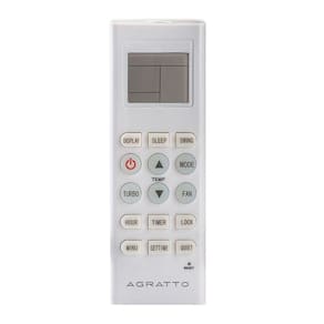Controle Remoto 18.000 Btus Agratto Fit 9 A 30.000 Btus