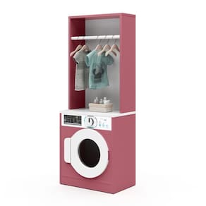 Lavanderia De Brinquedo Infantil Busan Branco Rosa
