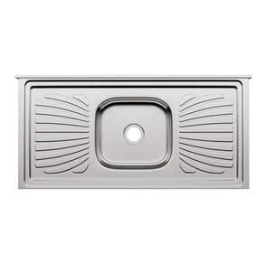 Pia Aço Inox S/Furo 1,00 Concreto Forminox AISI-430