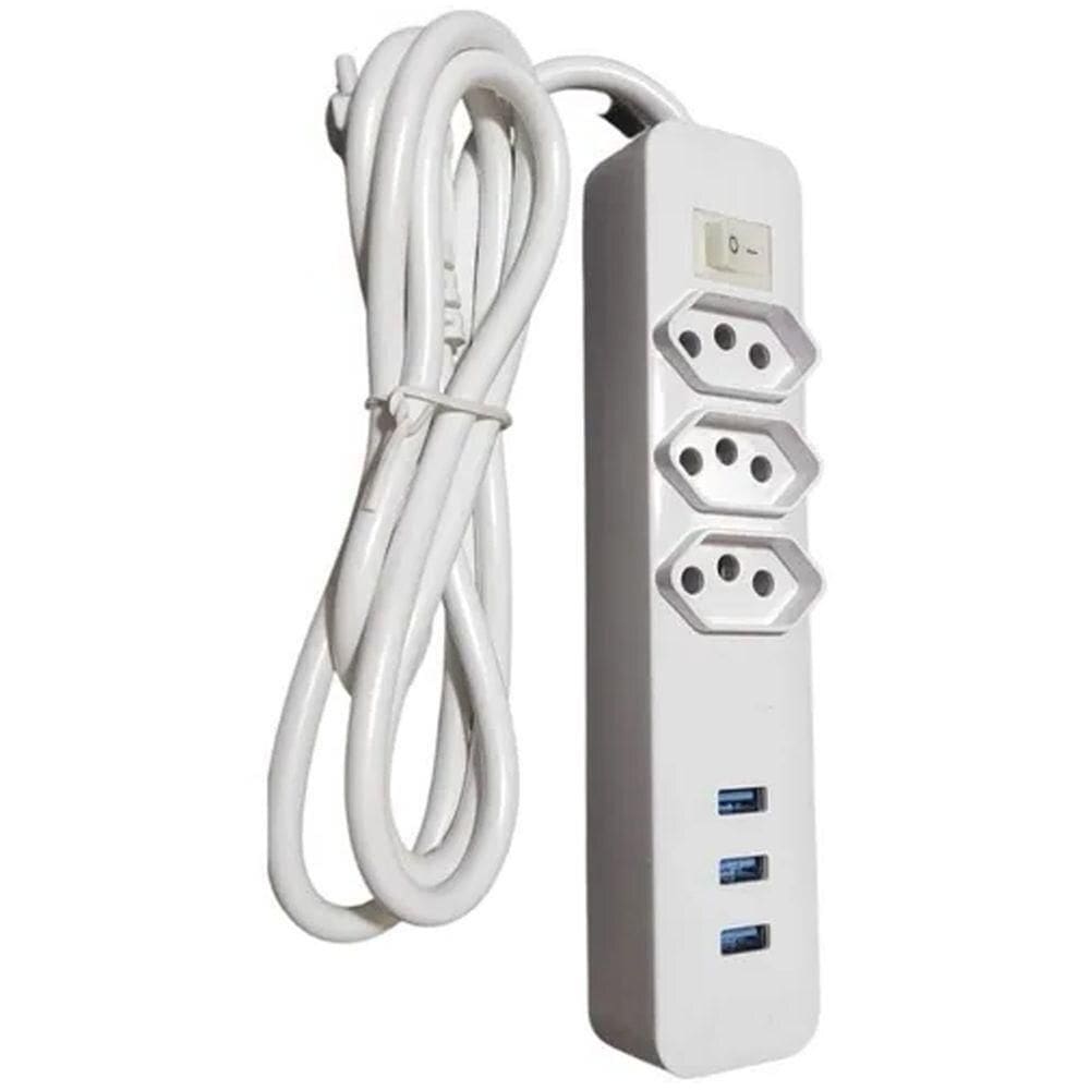 Filtro De Linha 3 Tomadas