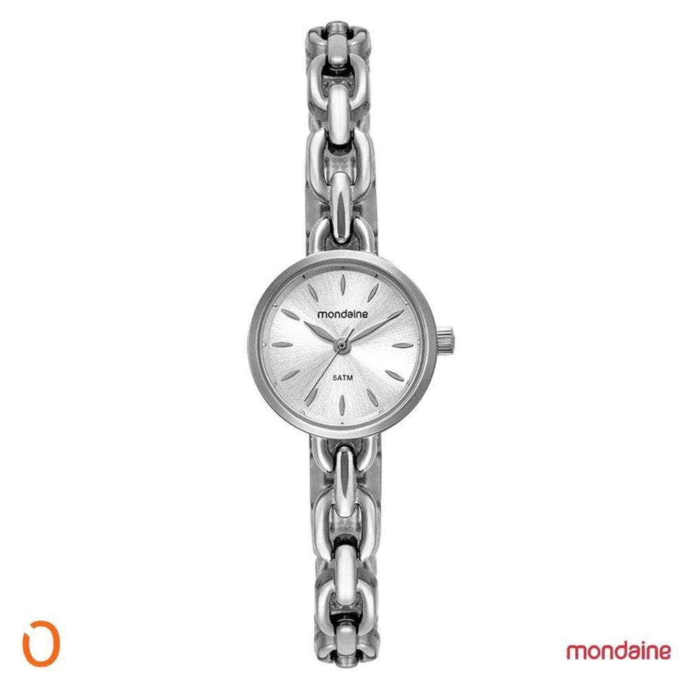Relógio Mondaine Feminino 32589L0MVNM2 Aço Prata 23mm