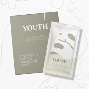 Máscara facial noturna SHDONGUR Youth Bio-Collagen 34g x 8