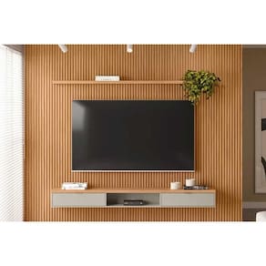 Módulo Ripado 300cm p/ Painel de Sala Nature Fosco - Linea Brasil