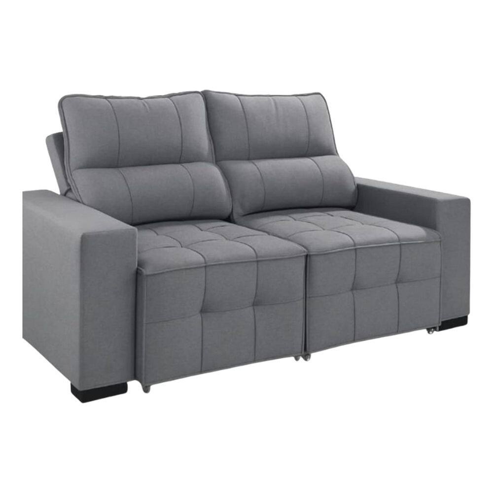 Sofá Retrátil Reclinável 2 Lugares 106x150cm Confortável