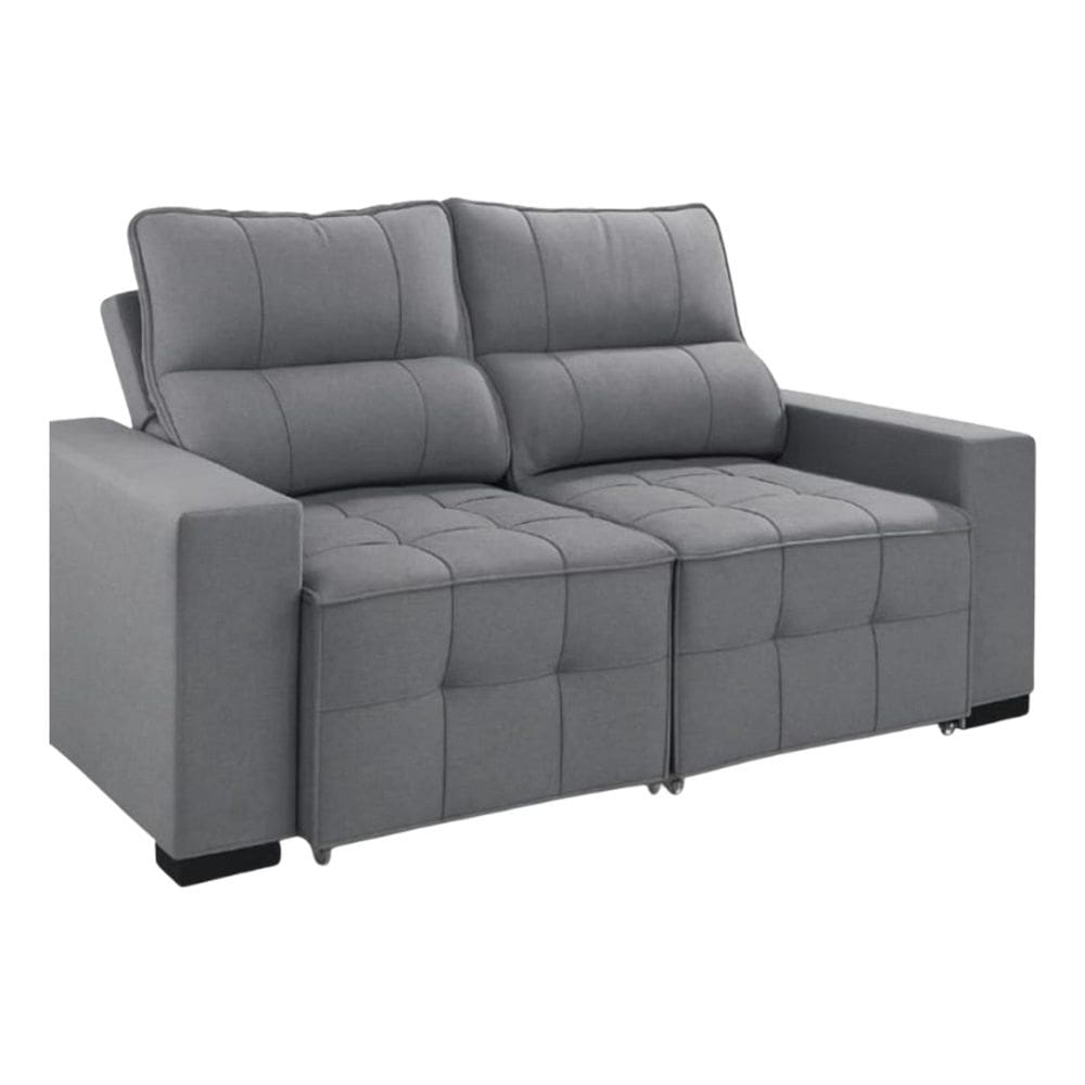 Sofá Retrátil Reclinável 2 Lugares 106x150cm Confortável