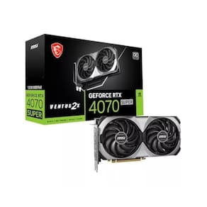 Placa de Vídeo MSI Super Ventus 2X OC RTX 4070 12GB GDDR6X