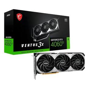 Placa de Vídeo MSI NVIDIA Ventus 3X OC RTX-4060TI 16GB GDDR6