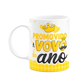 Caneca dos Avós - Promovido a vovô do ano - 325ml