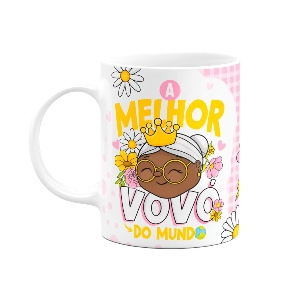 Caneca dos Avós - A melhor vovó do mundo - M4 - 325ml