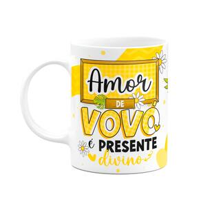 Caneca dos Avós - Amor de vovó é presente divino - 325ml