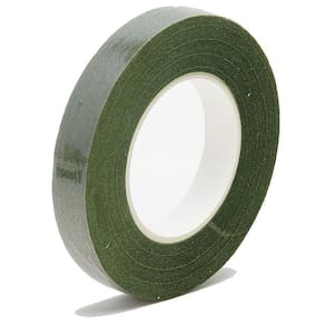 Artesanato Fita Floral Verde 12mm 12 unid - Nybc