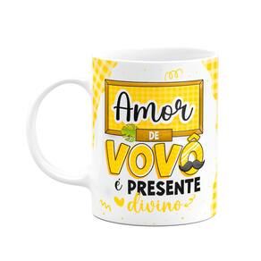 Caneca dos Avós - Amor de vovô é presente divino - 325ml