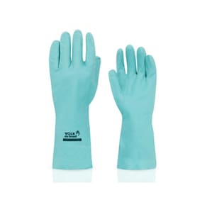 Luva Latex Nitrilica C/ Forro Verde Tam 10 G