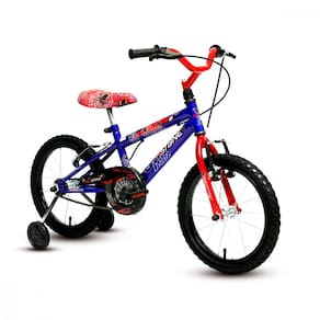 Bicicleta Infantil Masculina Aro 16 (SK-II) Azul com Vermelho Stone Bike