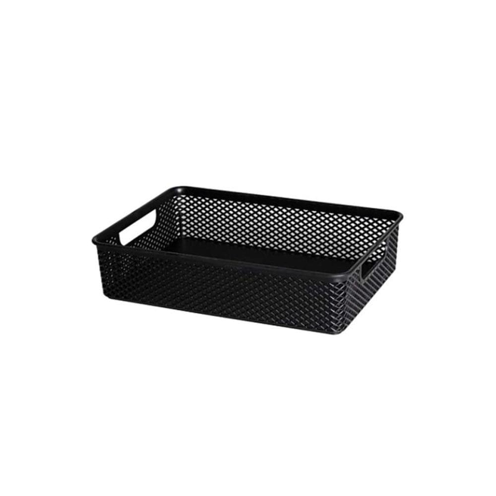 Cesto Organizador Preto 30x21x7 Cm Linea