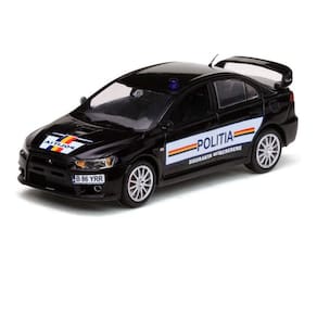 Miniatura Mitsubishi Lancer Evo IX Policia Romanian 1/43