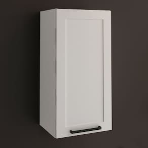 Armário Aéreo para Cozinha 40cm 1 Porta MDF Branco CZ3315
