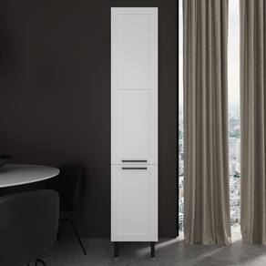 Armário de Cozinha Paneleiro 40cm 2 Portas 100% MDF Branco CZ3339