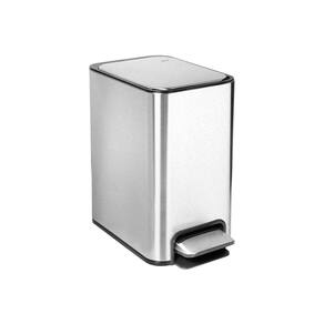 Lixeira Docol Flat 90987292016 com Pedal 7L Inox Escovado