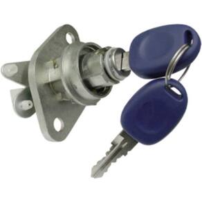 Botão Porta Traseira (baú) Azul Fiorino 04 A 07