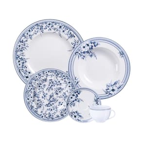 Aparelho de Jantar Tramontina Azzura em Porcelana Decorada 20 Peças