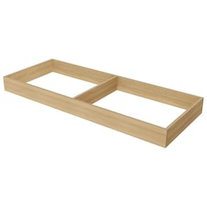 Fechamento De Cozinha Modulado Kit De Rodapé Multilinha 120x47x10cm Nature - Nesher
