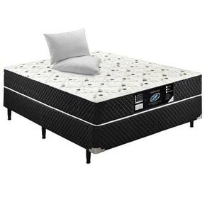Cama Box Conjugado Casal Molas Bonnel - 53x138x188cm