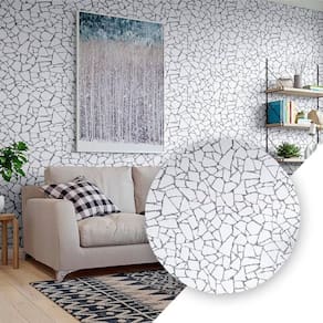 Kit 10 Papel De Parede Adesivo Pvc Ladrilho Mosaico 5 Metros