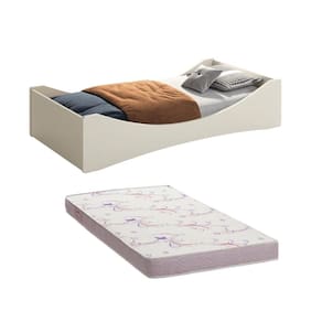 Cama Solteiro Evolutiva Luna Reller 2 em 1 com Colchão